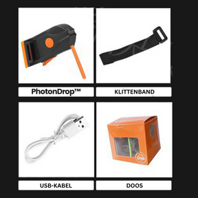 outdoor equipment : LED Fietsachterlicht voor heren, rood - BrightBike Pro met heldere verlichting in van Pantino