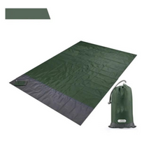 outdoor equipment : Waterdichte Strandmat, Draagbare Picknickmat voor Buiten - Blauw in Donkergroen van Pantino