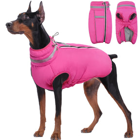 pets : Gezellige en Reflecterende Hondenwinterjas - Roze in van Pantino