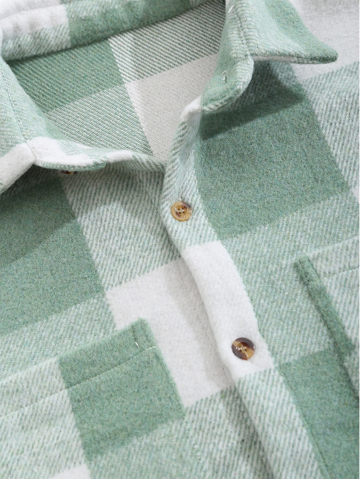 Shirt : Casual Geruite Heren Overhemd - Groen in van Pantino