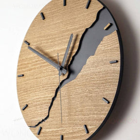 home & garden : GrandArc Wandklok Hout - Groot Formaat - Minimalistisch Design in van Pantino