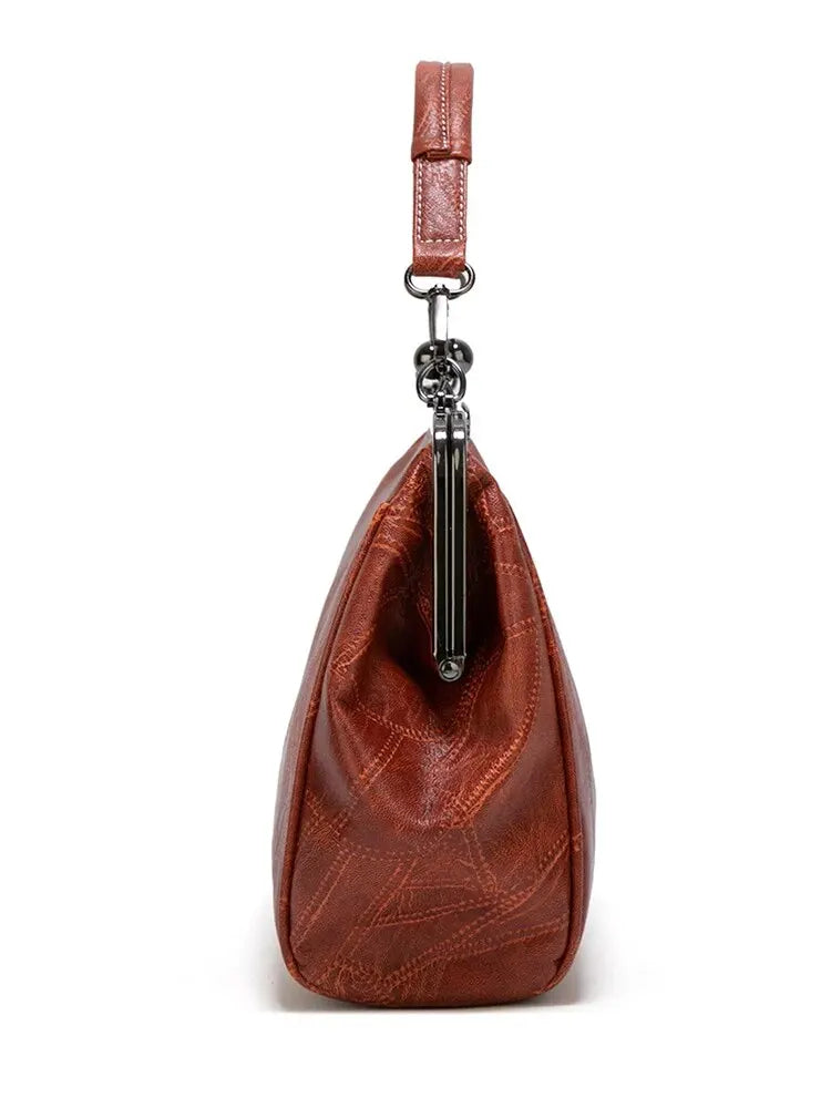 bags : Effen Handtas Dames Beige - Veelzijdig Ruim Stijlvol - PU-Leer in van Pantino