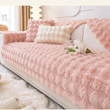 home & garden : Zachte Bankhoes - Meubels Bescherming Stijlvol Design - Polyester in Roze van Pantino
