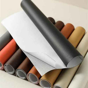 Leather Repair Patch : Zwarte zelfklevende leerlappen voor reparatie van bank, autostoelen, kleding - Set van 10x20cm in van Pantino