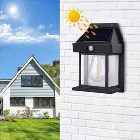 outdoor equipment : Zonne Wandlamp Buiten - Duurzaam Weerbestendig Automatisch - Solar LED in Wit van Pantino