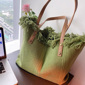 bags : Fashion Strandtas Reistas - Groen in van Pantino