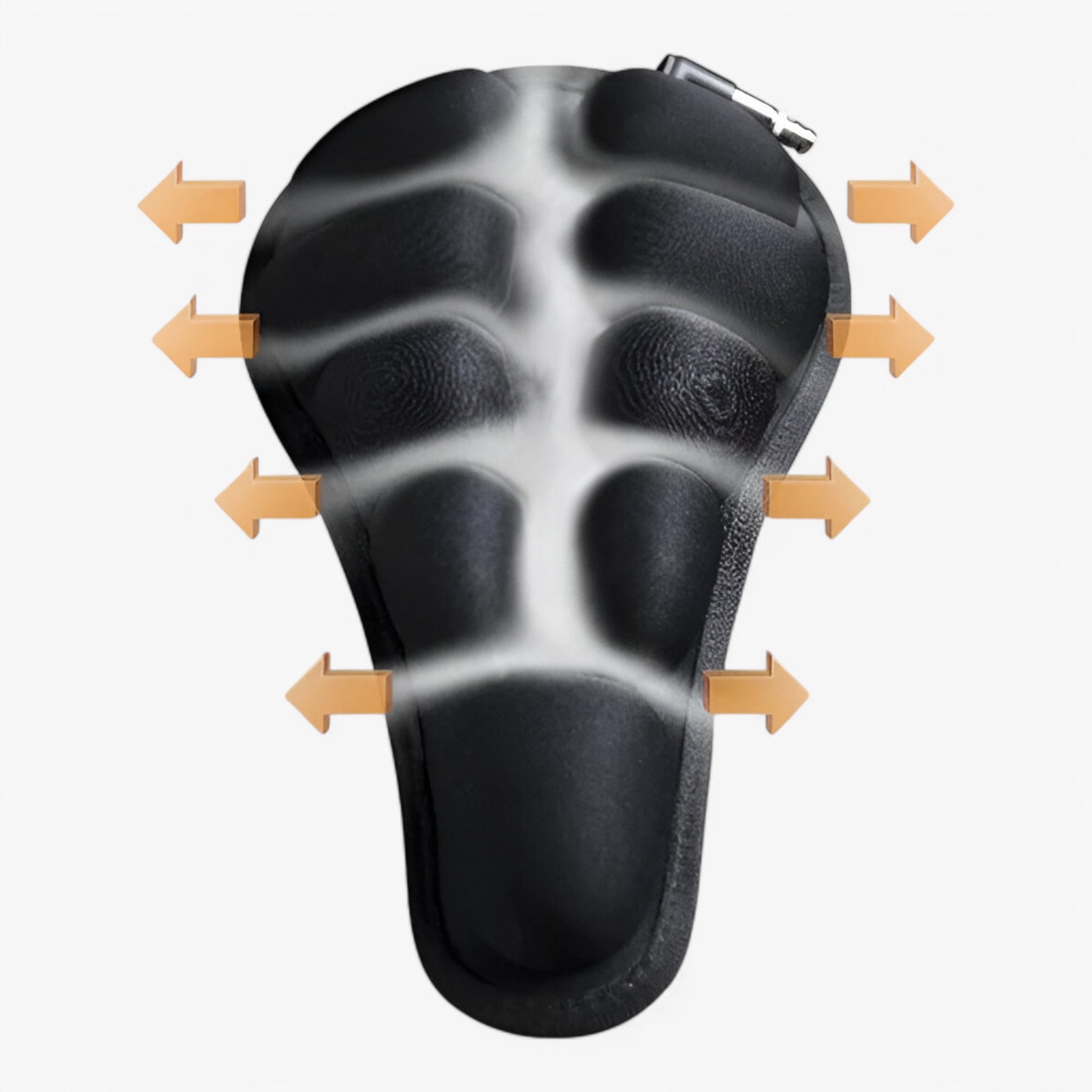 other : Gel Fietszadelhoes Zwart - Schokabsorberend Memory Foam voor Comfortabel Fietsen Universeel in van Pantino