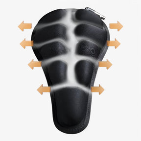 other : Gel Fietszadelhoes Zwart - Schokabsorberend Memory Foam voor Comfortabel Fietsen Universeel in van Pantino