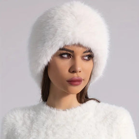 Headband : Pluche Hoofdband Dames - Stijlvol Warm Winter - Pluche in van Pantino