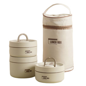 home & garden : Geïsoleerde Lunchbox Meerlaags - Vers Eten Overal Meenemen - RVS in van Pantino