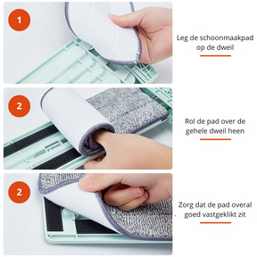 home & garden : Squeeze Mop - Tijdbesparend Handige Reinigingsfunctie - Microvezel in van Pantino