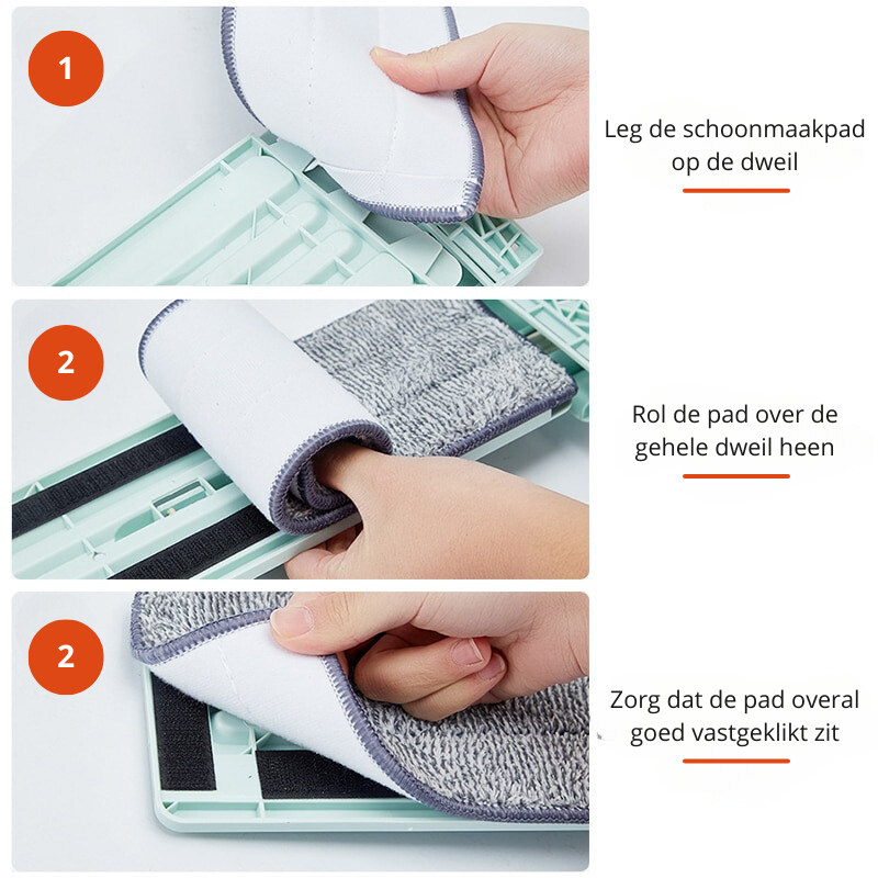 home & garden : Squeeze Mop - Tijdbesparend Handige Reinigingsfunctie - Microvezel in van Pantino