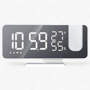 gadgets : Slimme Wecker - FM Radio & LED Display met 180° Uurprojectie - Zwart in van Pantino