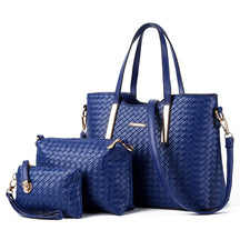 bags : Handtas Zwart - EleganceCarry - Luxe in Blauw van Pantino