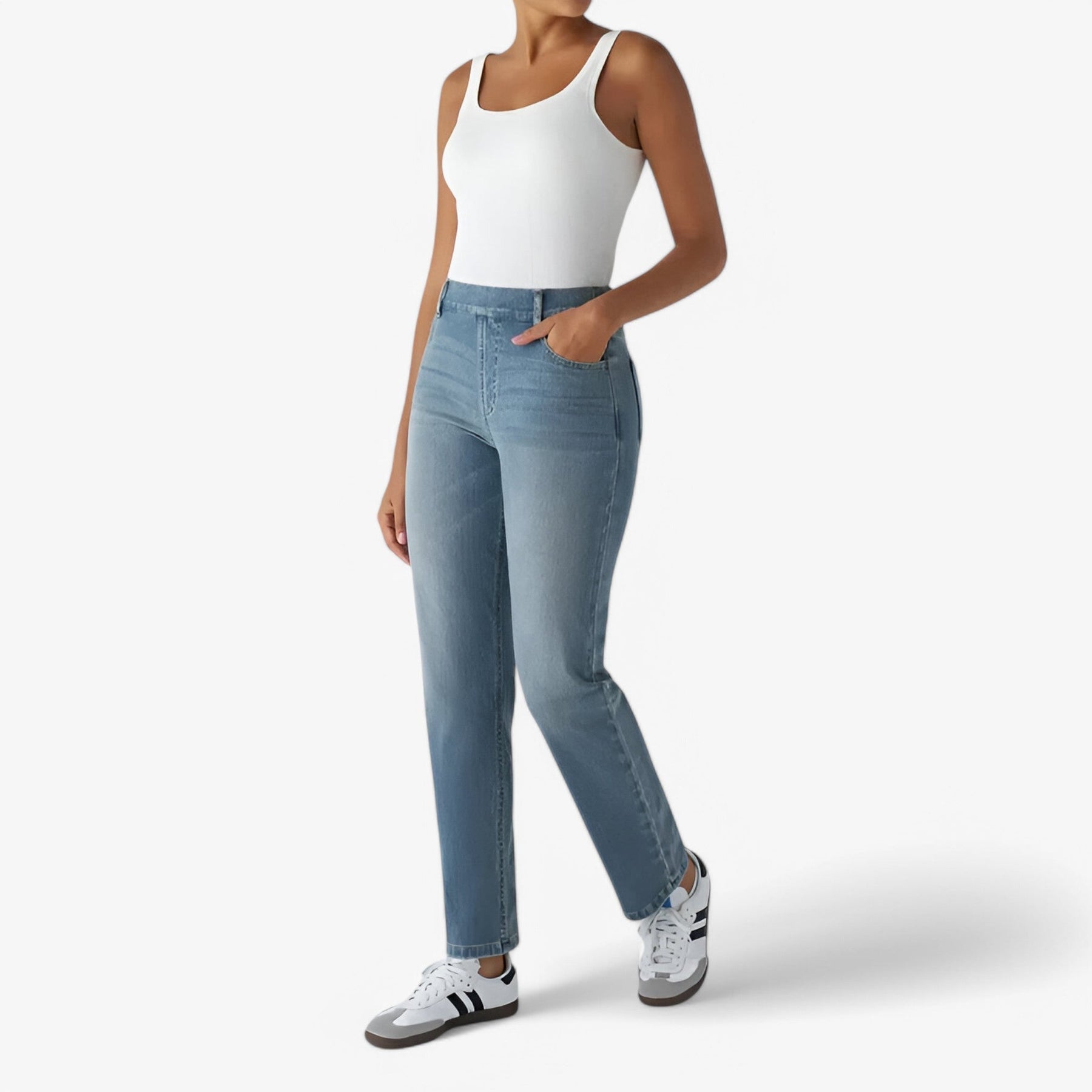 Hoge taille broek - Elastisch en Comfortabel Heren