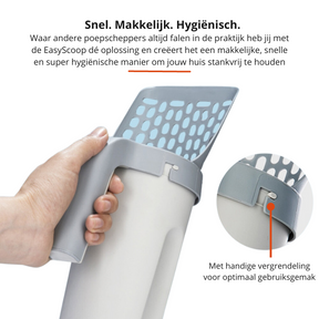 pets : EasyScoop - Een Schone en Stankvrije Kattenbak in een Handomdraai in van Pantino