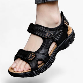 Sandals : Orthopedische Sandalen Heren - Comfort en Ondersteuning voor Je Voeten Zwart in van Pantino
