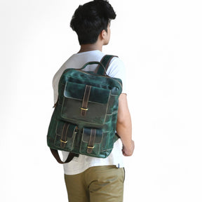 bags : Leren Rugzak Leer - Tas in van Pantino