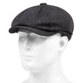 Berretto da uomo verde scuro - Cappello vintage a quadri di grano, scelta ideale per regali