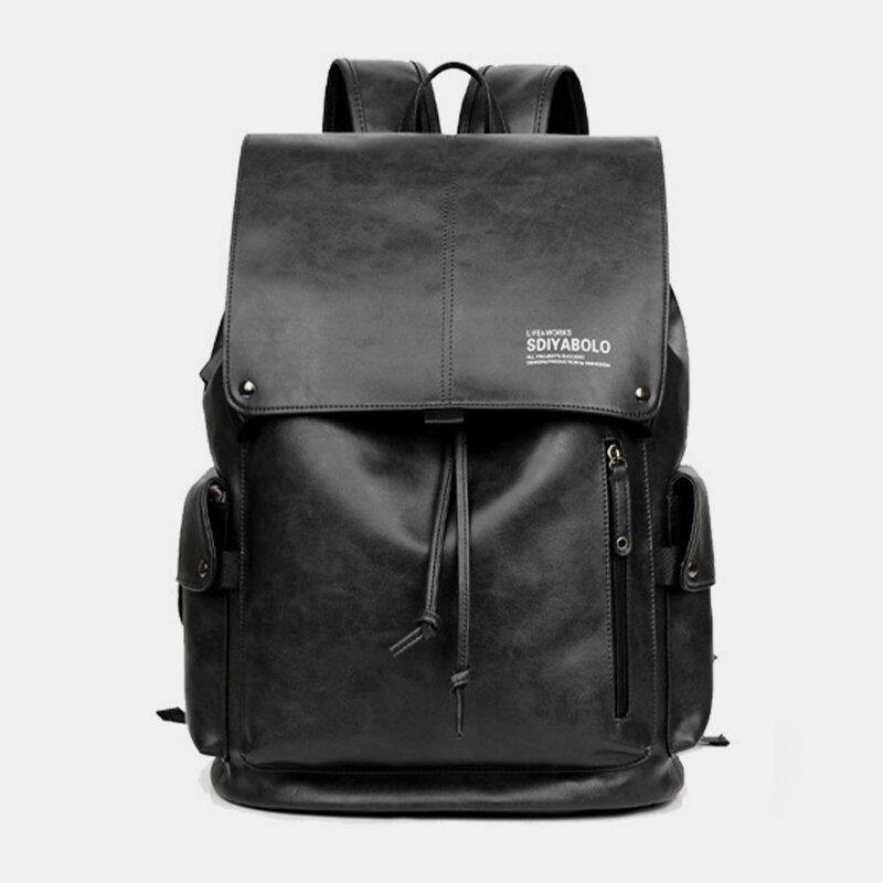 bags : Rugzak Heren Zwart - Waterdichte Herenrugzak met Opladen Via USB - Geschikt voor een Laptop van 13,3 Inch in van Pantino