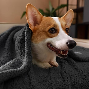 pets : Cozy Fleece Blanket Honden Katten - Grijs in van Pantino