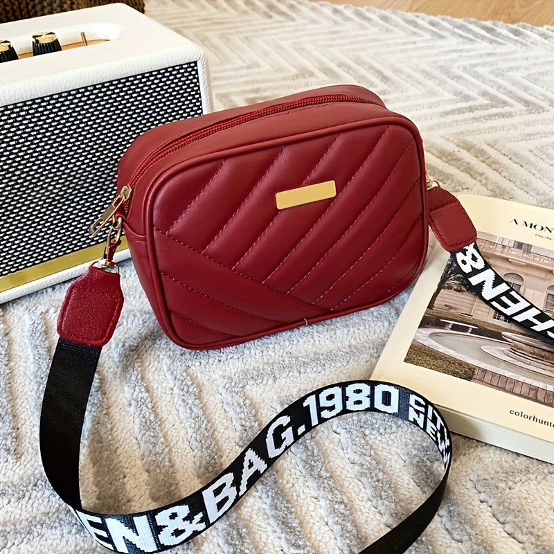 bags : Crossbody Tas Zwart - S.f.y. - Vierkanten in van Pantino