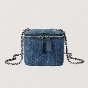Handbags : Celeste Denim Schoudertas PM Dames - Denim Blauw in van Pantino