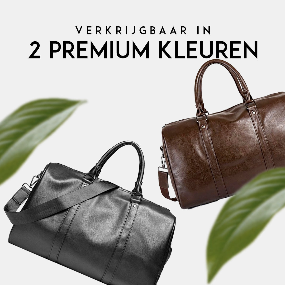 bags : Stijlvolle Leren Herentas - Ideaal voor Lange Reizen - Zwart in van Pantino
