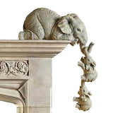 Mother and Baby Elephants Figurine