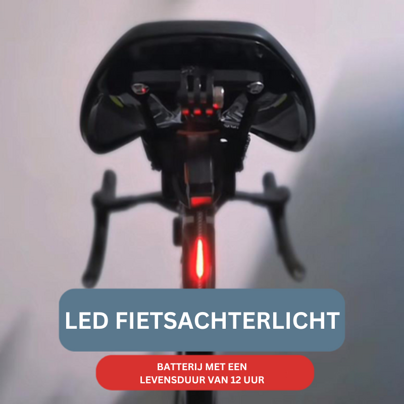 outdoor equipment : LED Fietsachterlicht voor heren, rood - BrightBike Pro met heldere verlichting in van Pantino