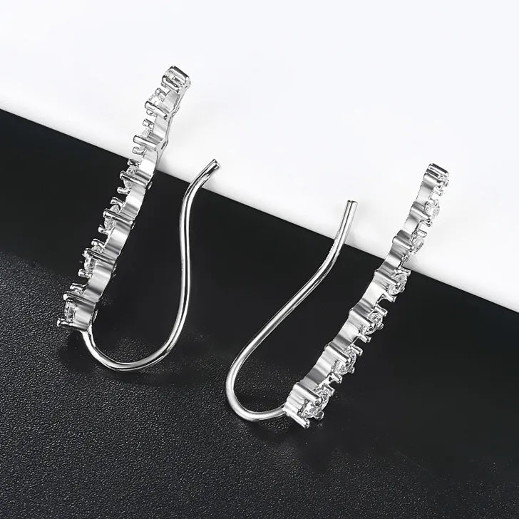 Earrings : Diamanten Oorbellen met Zeven Sterren Dames - Goud in Zilver van Pantino