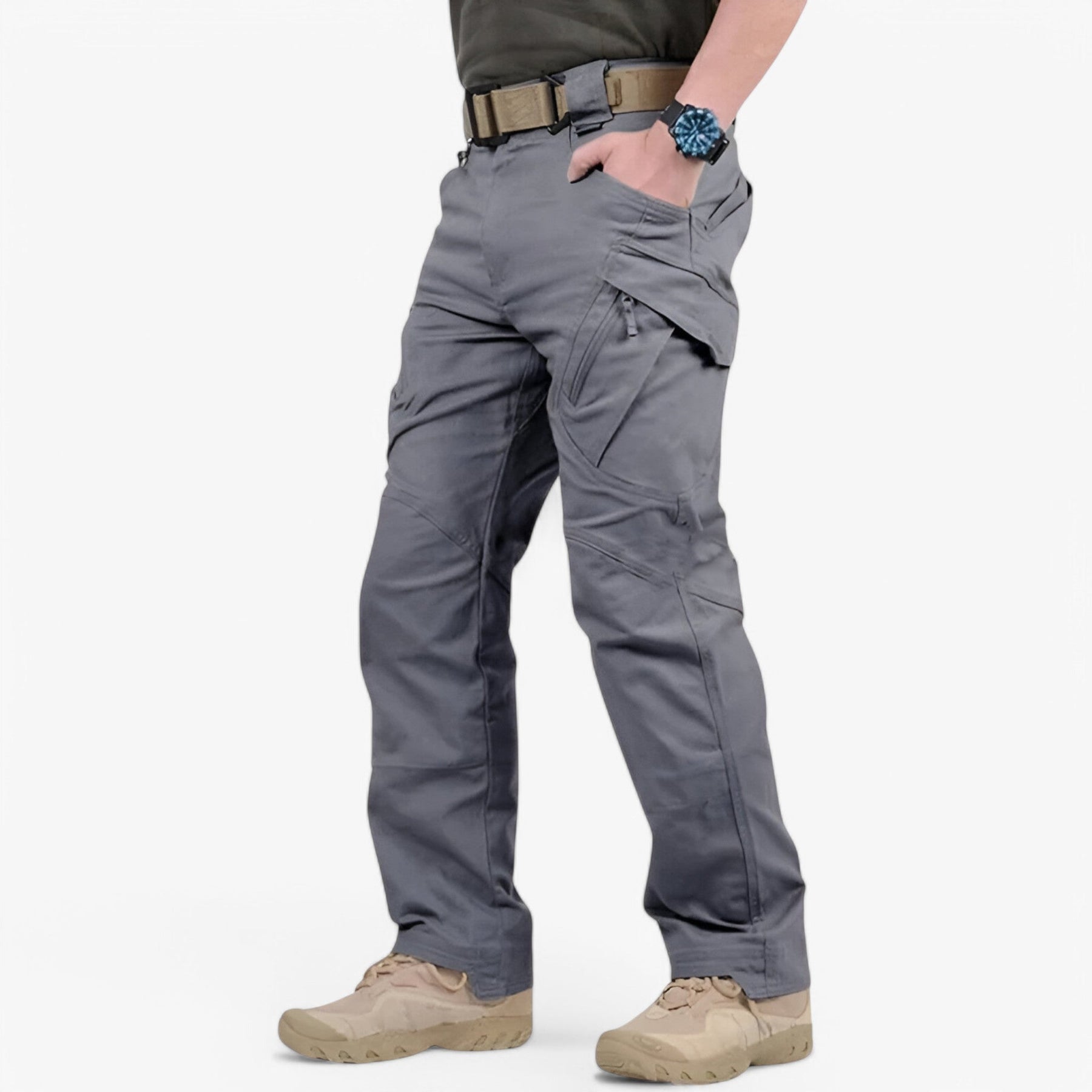 Pants : Tactische broeken - duurzaam en met meerdere zakken Heren in Grigio van Pantinoshop