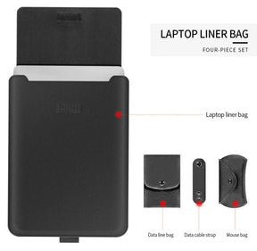 Laptop Sleeve : Laptop Sleeve Stand - Zwart in van Pantino