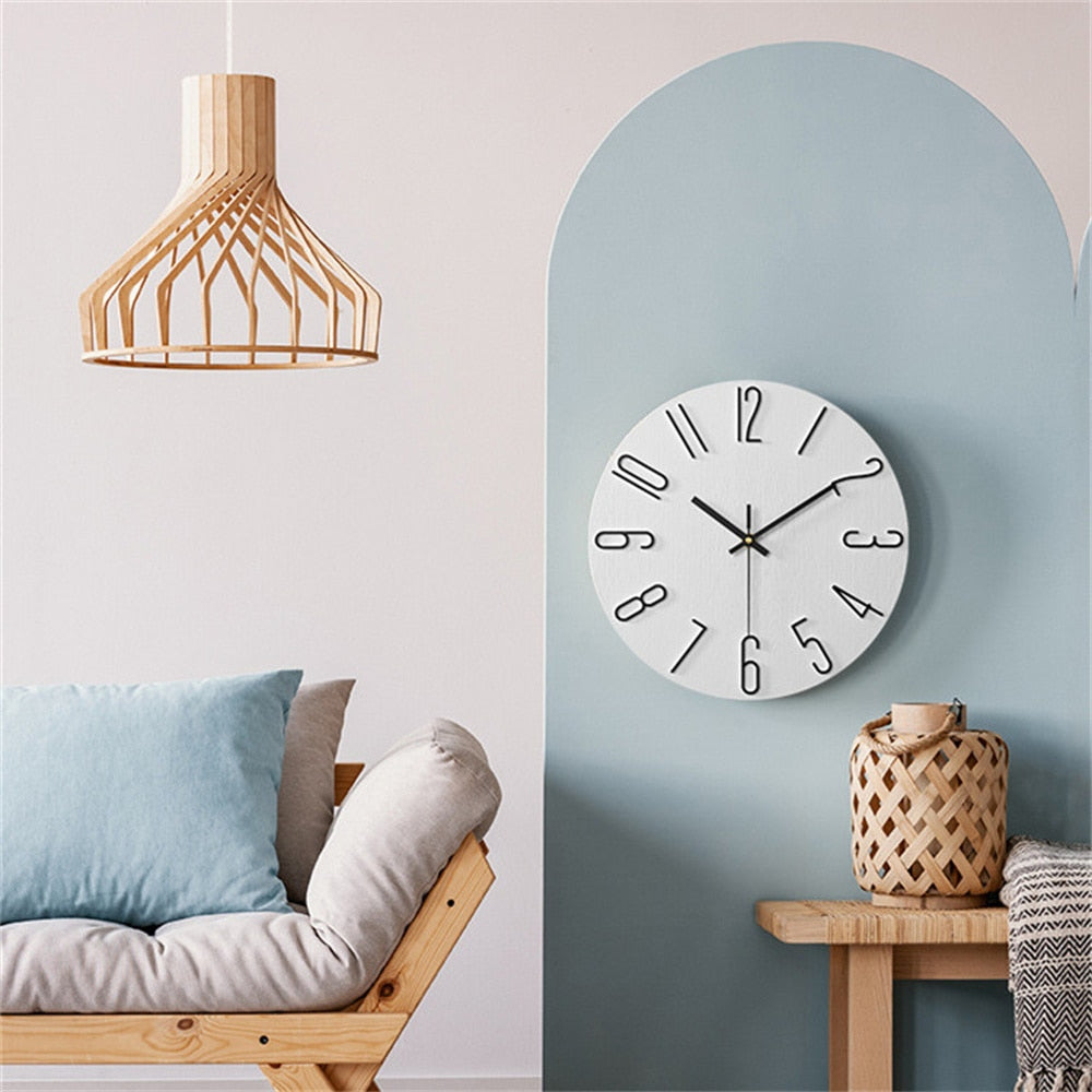 home & garden : Moderne Kunststof Wandklok - Trendy Klokontwerp - Geeft een Moderne Toets aan Uw Ruimte in van Pantino