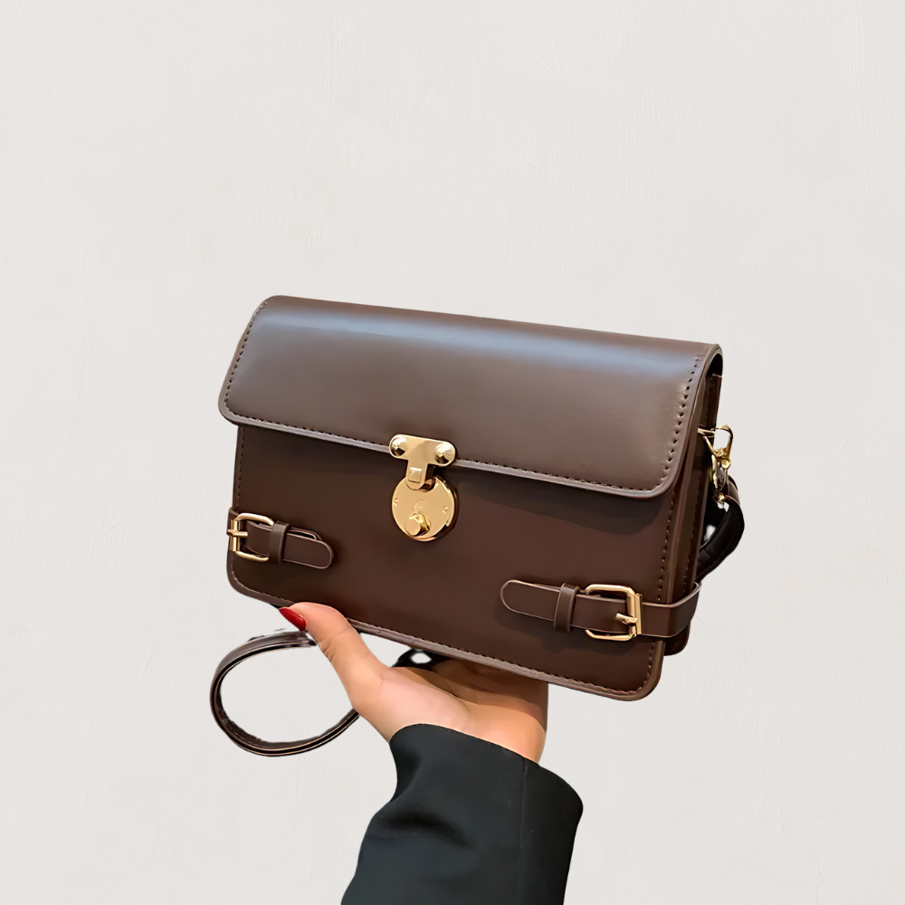 Tassen : Handtas Dames Zwart - Elegante Stijl - Synthetisch Leer in van Pantino