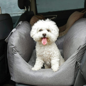 pets : Kalmerend Hond Auto Bed - Grijs in van Pantino
