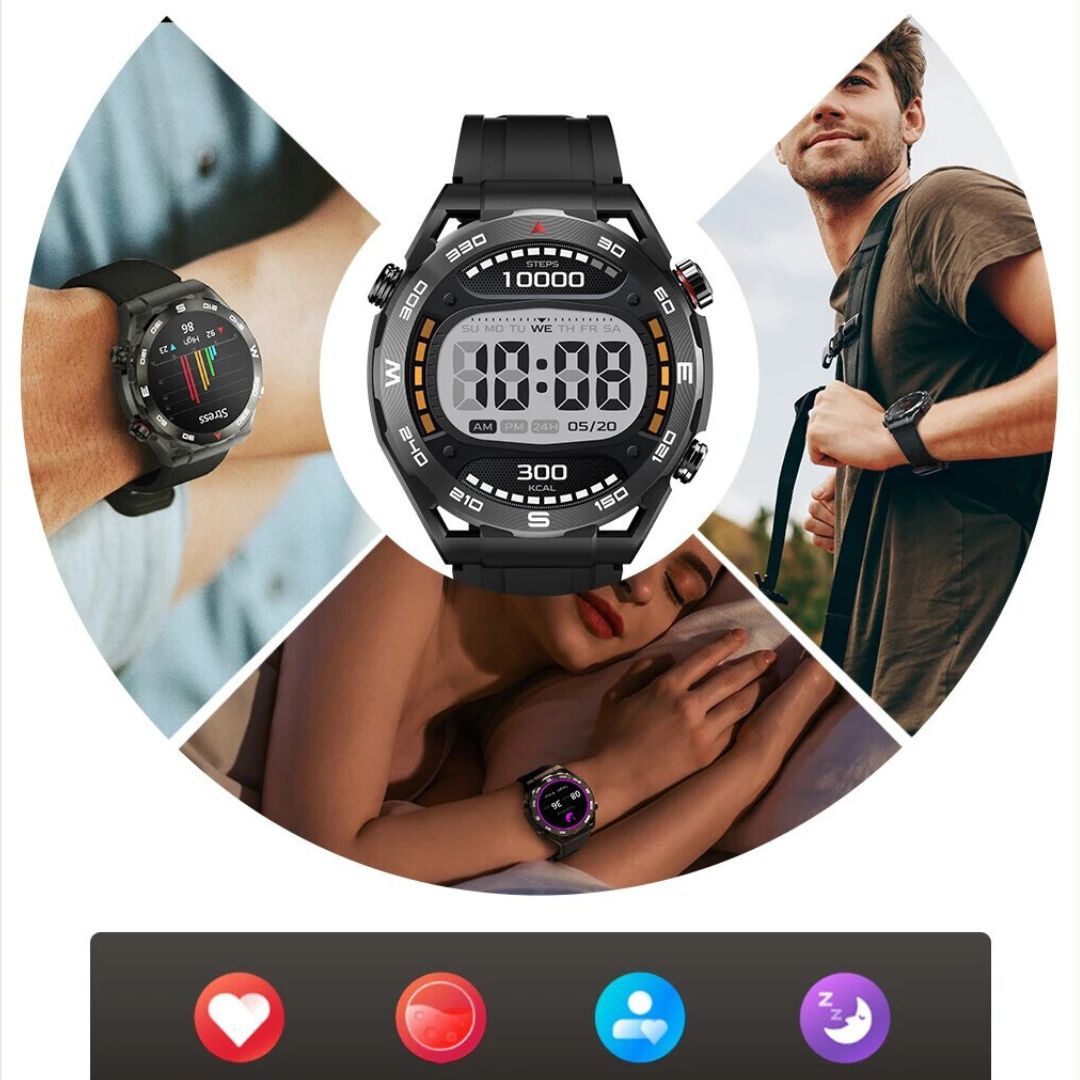 watches : Horloge Heren Zilver - Multifunctioneel Slim Herenhorloge - Zet Je Gezondheid op de Eerste Plaats in van Pantino