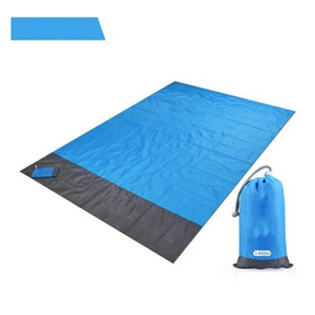 outdoor equipment : Waterdichte Strandmat, Draagbare Picknickmat voor Buiten - Blauw in Blauw van Pantino
