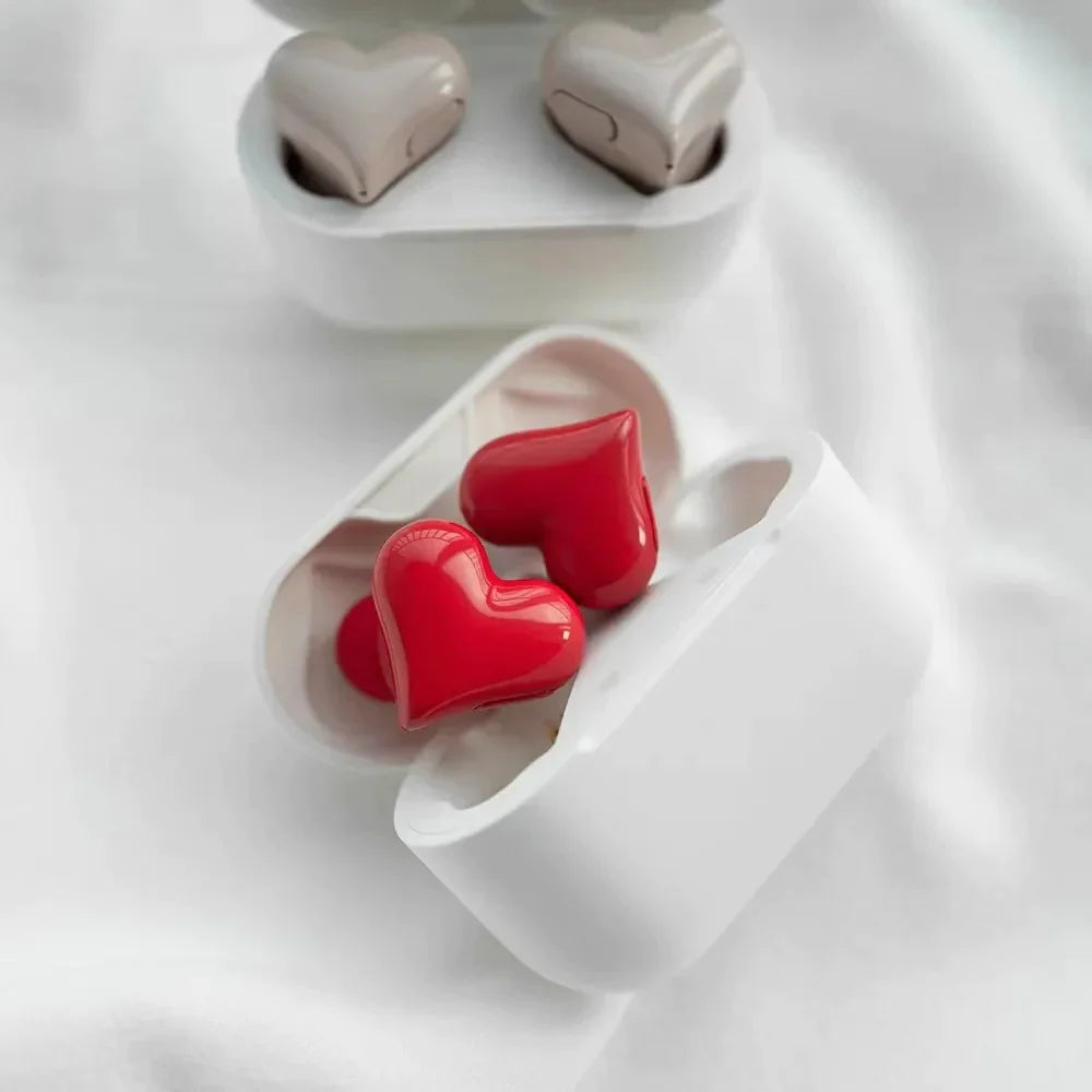 gadgets : HeartBuds - Liefde voor Muziek - Rood in van Pantino