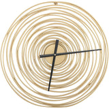 Élégance Dorée - Horloge Murale Premium - Apporte une Touche de Glamour à Votre Maison