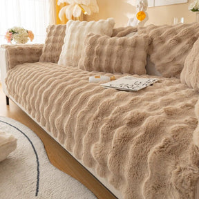 home & garden : Zachte Bankhoes - Meubels Bescherming Stijlvol Design - Polyester in Bruin van Pantino