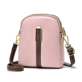 bags : Crossbody Tas Dames Zwart - Mini in Roze van Pantino
