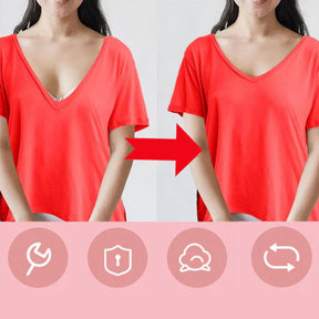 Clothing Fastener : FashionFixer - Eenvoudig en Snel Kledingbevestigingsapparaat - Roze in van Pantino