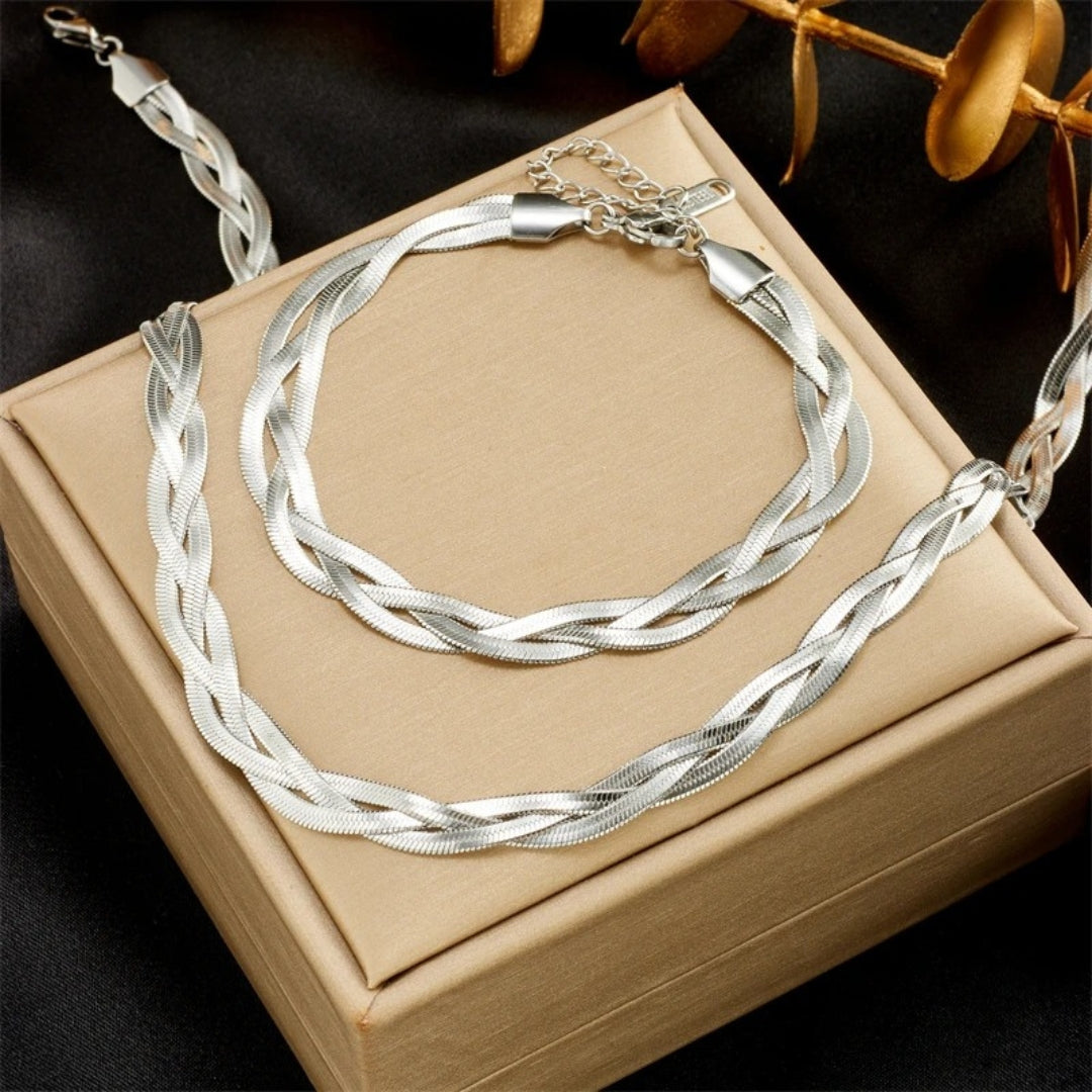 Bracelet : The Geneva Bling Bracelet - Tijdloze Glamour voor Elke Gelegenheid - Goud in ZILVER van Pantino