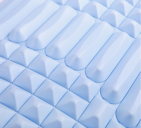 Acupressure Mat : Acupressuur Ontspanner Blauw - Rug Hoofd Spierpijn Relief - Kunststof in van Pantino