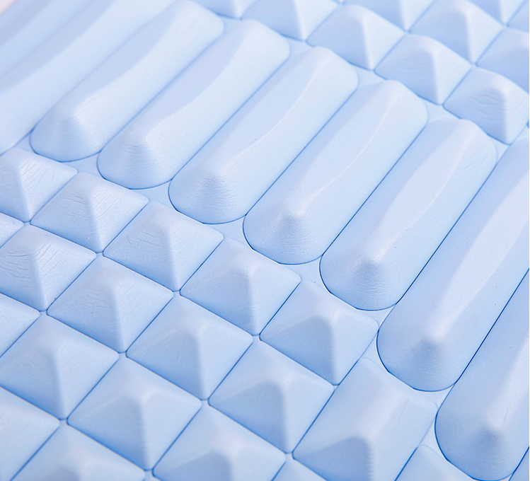 Acupressure Mat : Acupressuur Ontspanner Blauw - Rug Hoofd Spierpijn Relief - Kunststof in van Pantino