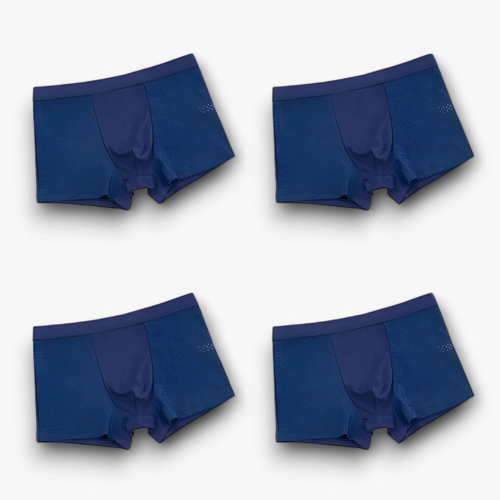 Men's Boxer Briefs : Broek Heren Zwart - Klassieke Boxerbroek - Herenboxerstijl voor een Moeiteloze Aantrekkingskracht (4+4 Gratis) in 4 blauw van Pantino