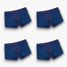 Men's Boxer Briefs : Broek Heren Zwart - Klassieke Boxerbroek - Herenboxerstijl voor een Moeiteloze Aantrekkingskracht (4+4 Gratis) in 4 blauw van Pantino