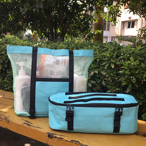 bags : Kustlijn Wanddecoratie Groen - Maritiem Woonaccessoire in van Pantino