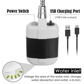 outdoor equipment : Draagbare Campingdouche - Innovatief Warm Water Outdoor - Kunststof in van Pantino